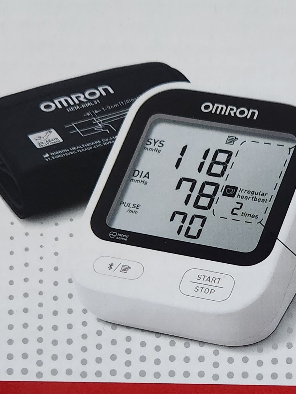 Omron 5 Series Upper Arm Blood Pressure Monitor NWT